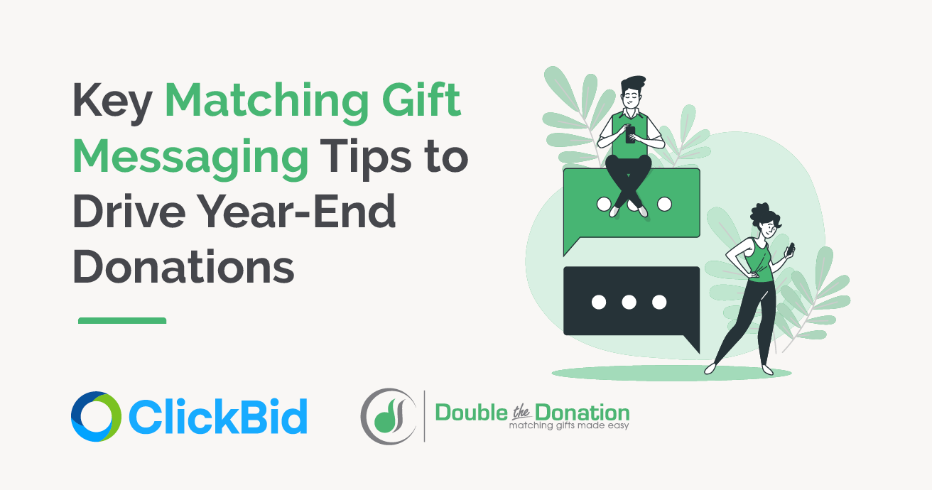 Key Matching Gift Messaging Tips to Drive Year-End Donations