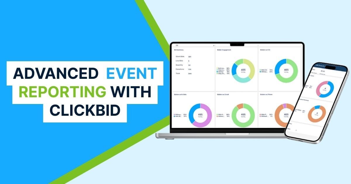 Advanced Nonprofit Event Reporting: How ClickBid Empowers Your Fundraising Strategy